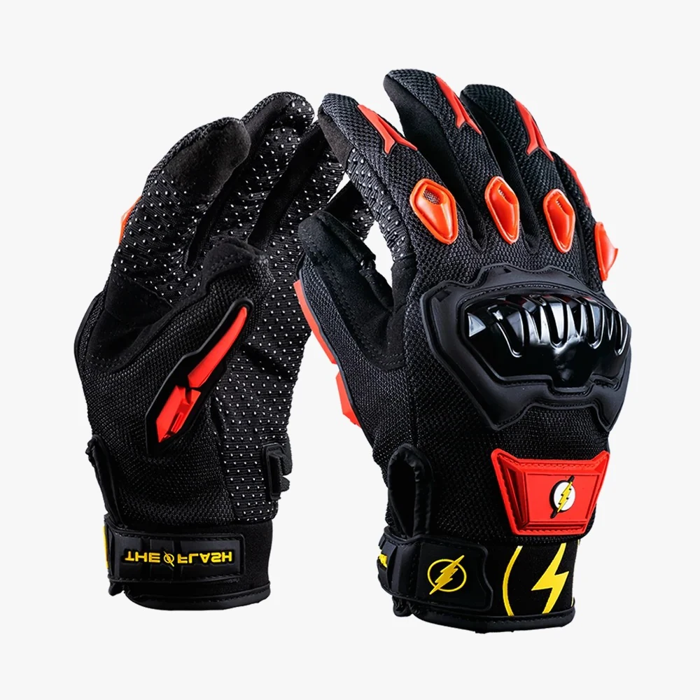 Guantes KOV DC DELTA FLASH NEGRO Y ROJO