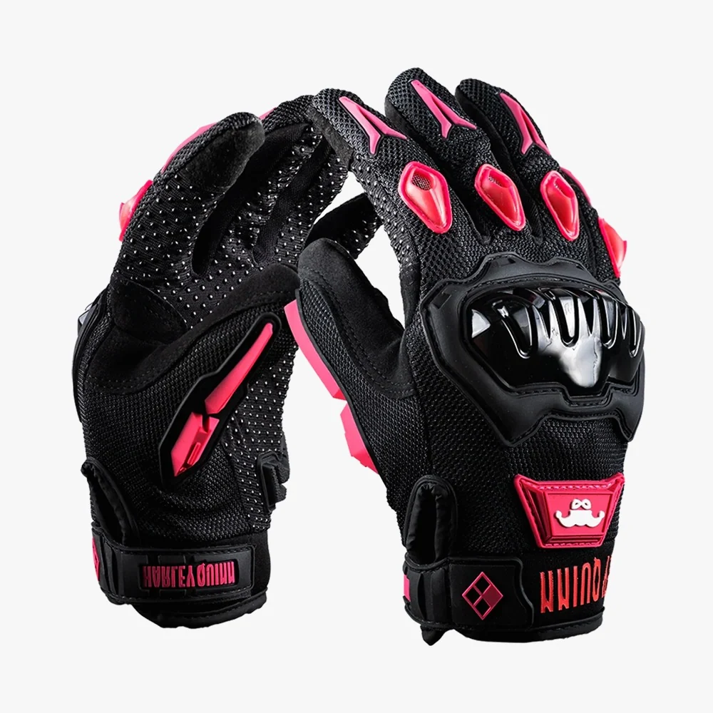 Guantes KOV DC DELTA HARLEY QUINN NEGRO Y ROSA
