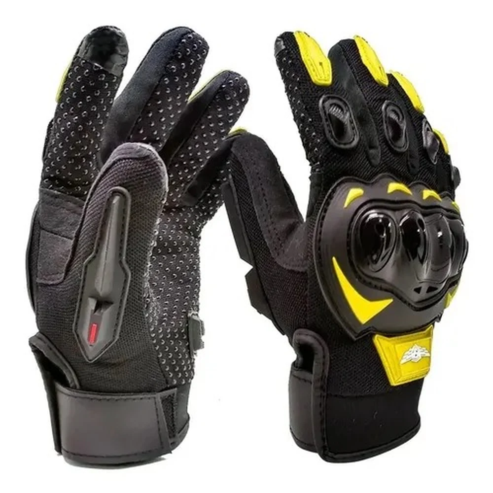 Guantes KOV ISP ELMT TOUCH NEGRO Y AMARILLO
