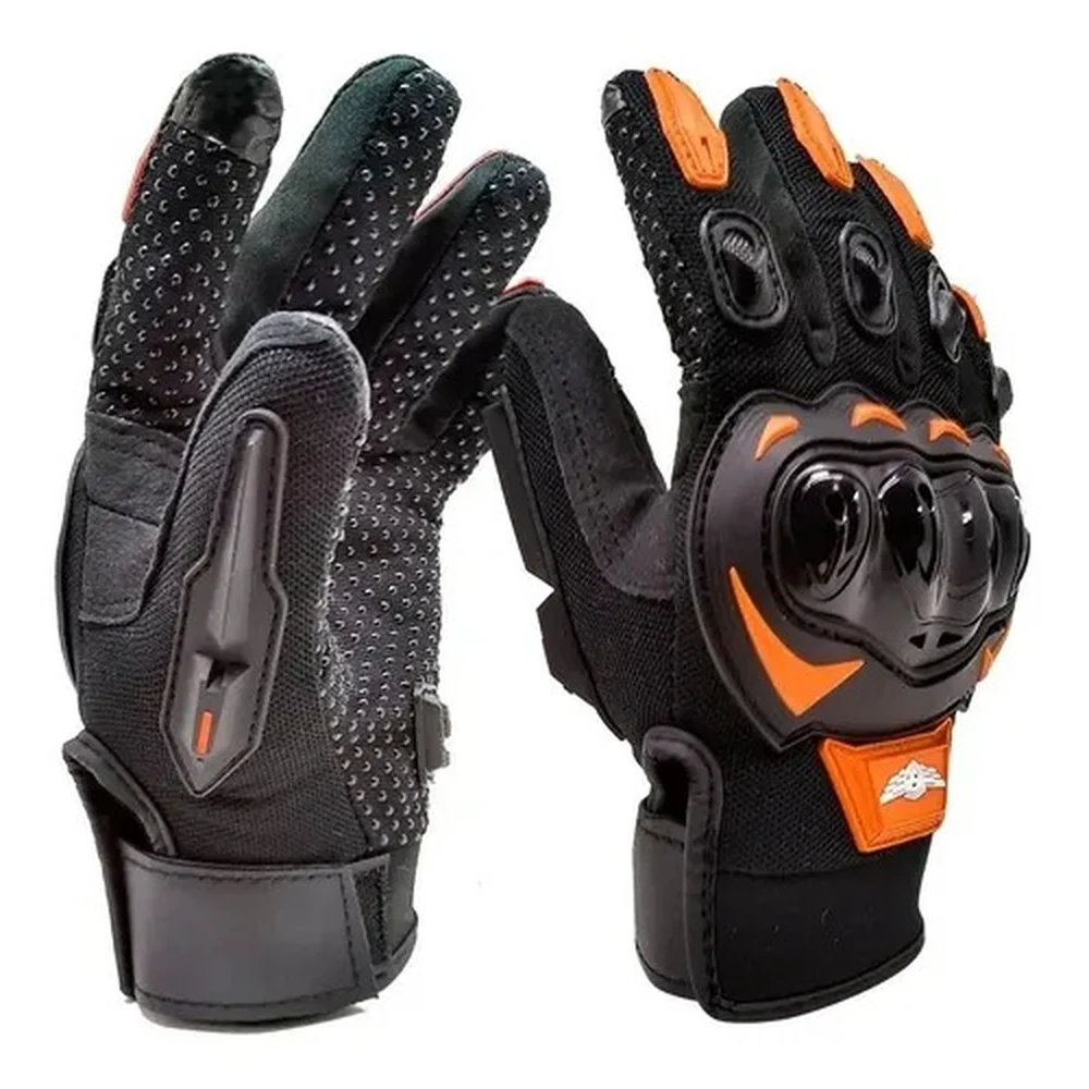 Guantes KOV ISP ELMT TOUCH NEGRO Y NARANJA