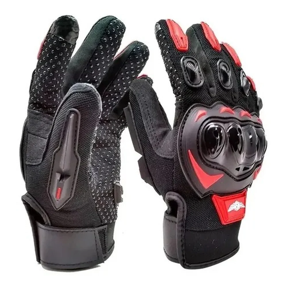 Guantes KOV ISP ELMT TOUCH NEGRO Y ROJO