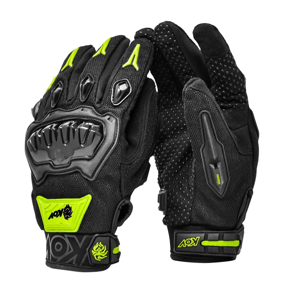 Guantes KOV KOV DELTA NEGRO Y AMARILLO