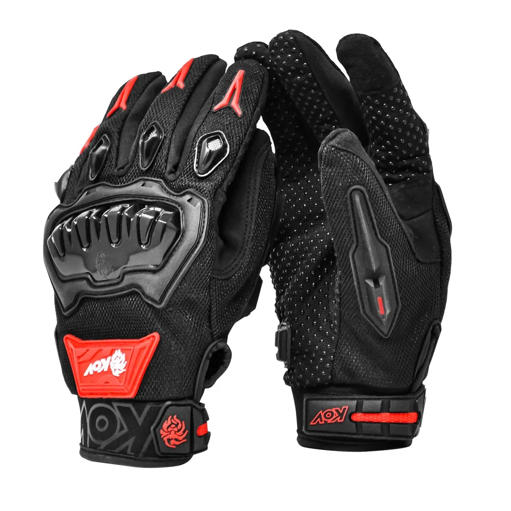 Guantes KOV KOV DELTA NEGRO Y ROJO