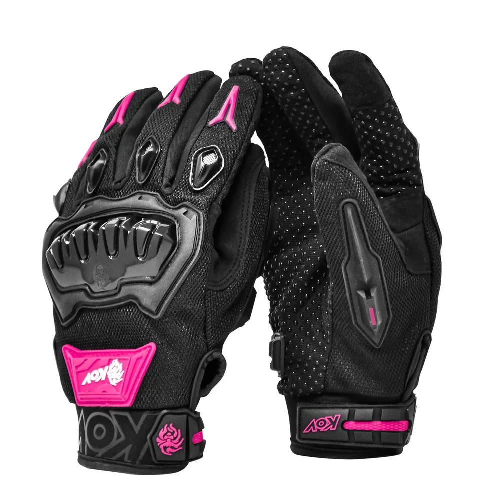 Guantes KOV KOV DELTA NEGRO Y ROSA