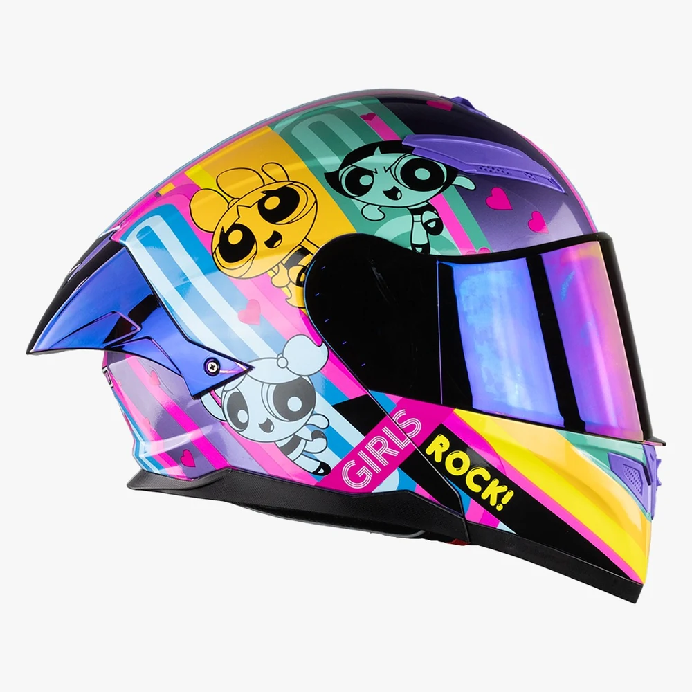 Casco KOV RIGIDO CHICA ROCK MORADO