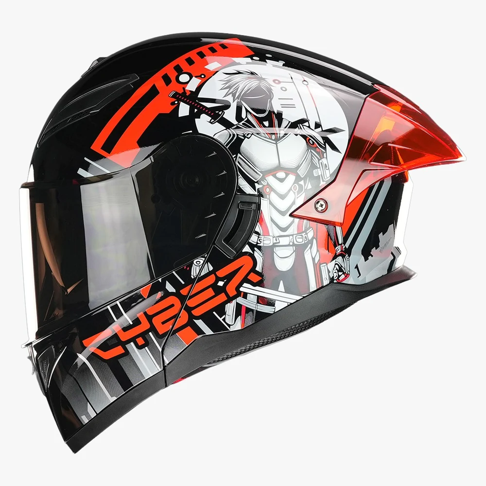 Casco KOV RIGIDO CYBER PUNK