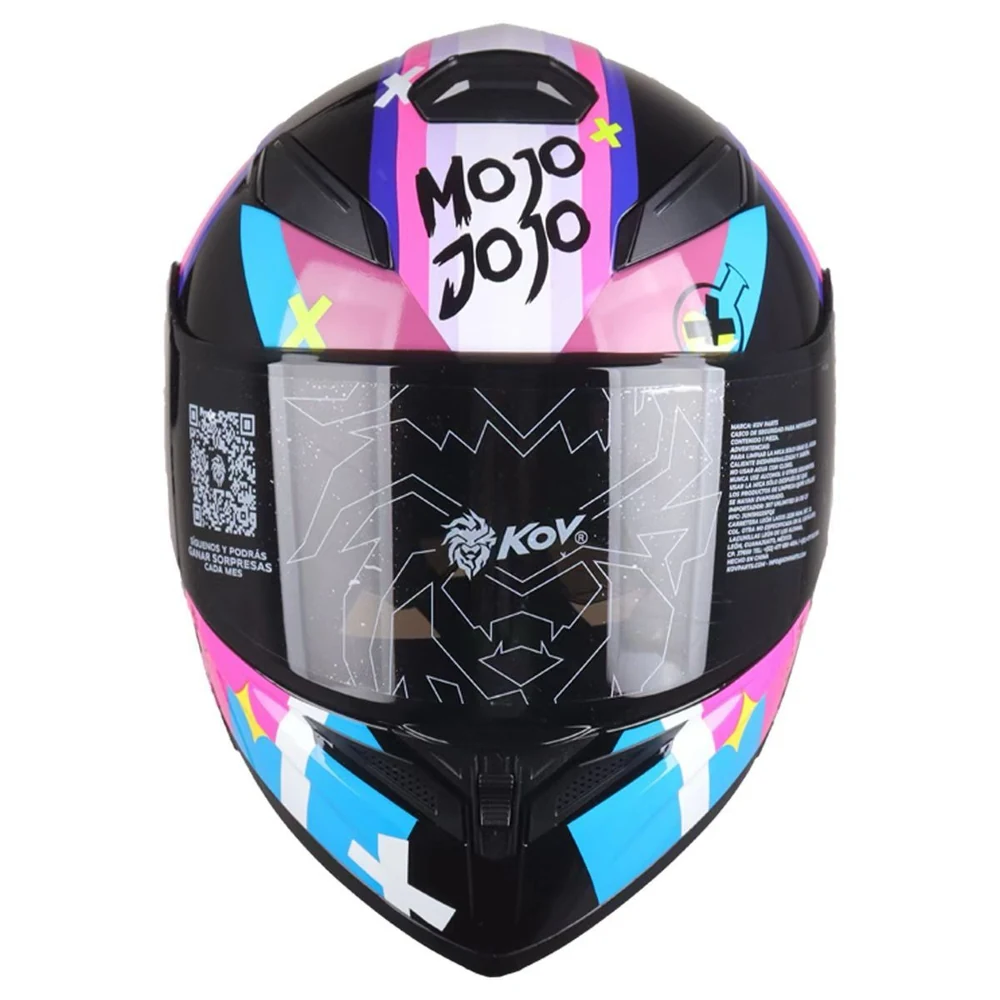 Casco KOV RIGIDO MOJOJOJO NEGRO