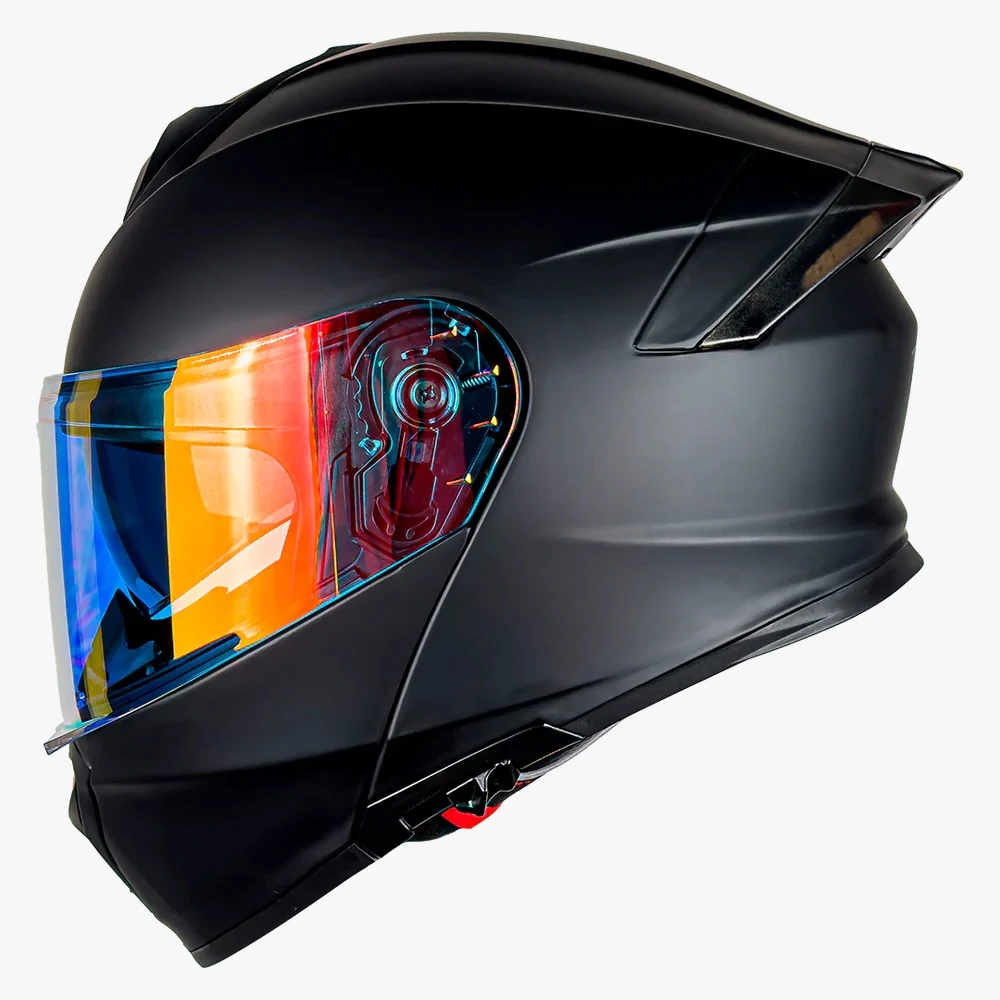Casco KOV TRUENO LED NEGRO MATE