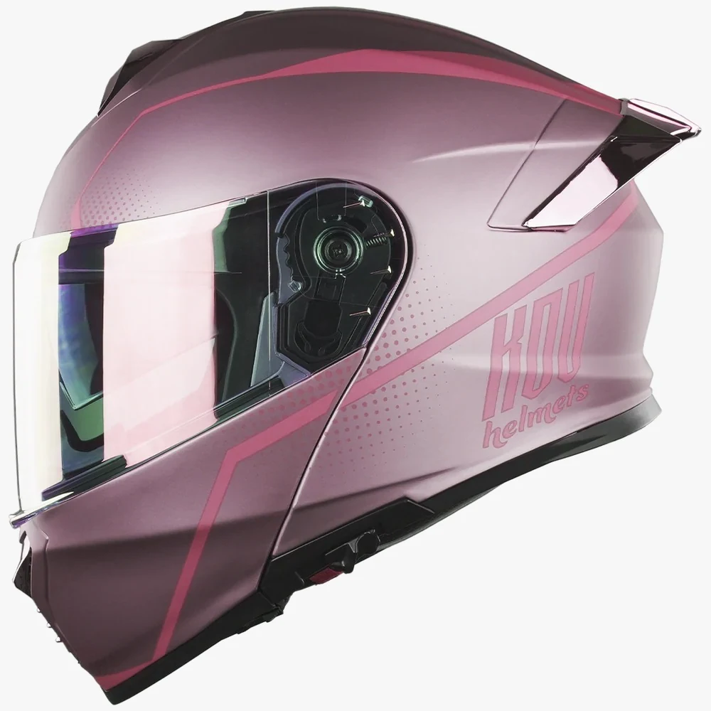 Casco KOV TRUENO OLAS ROSA