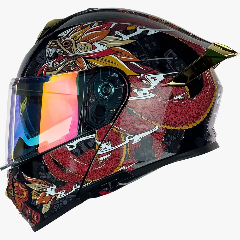 Casco KOV TRUENO QUETZAL ROJO BRI