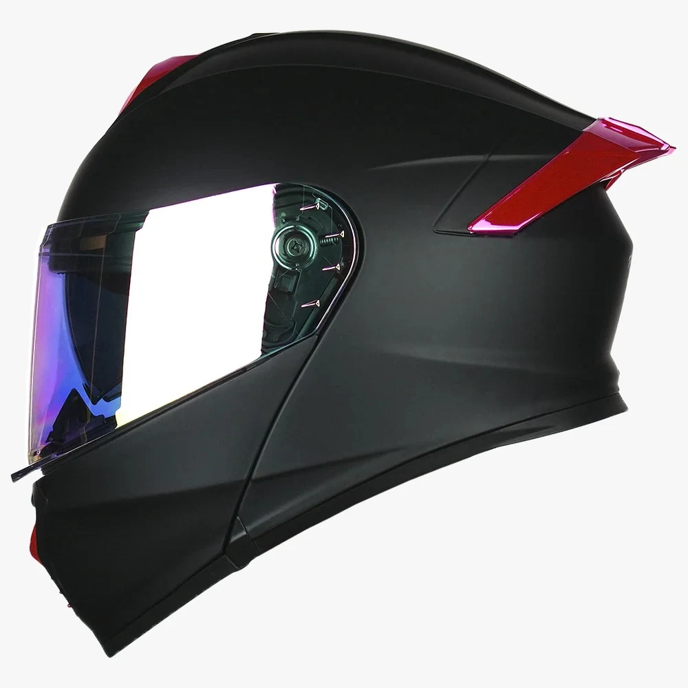 Casco KOV TRUENO ROSA METALICO