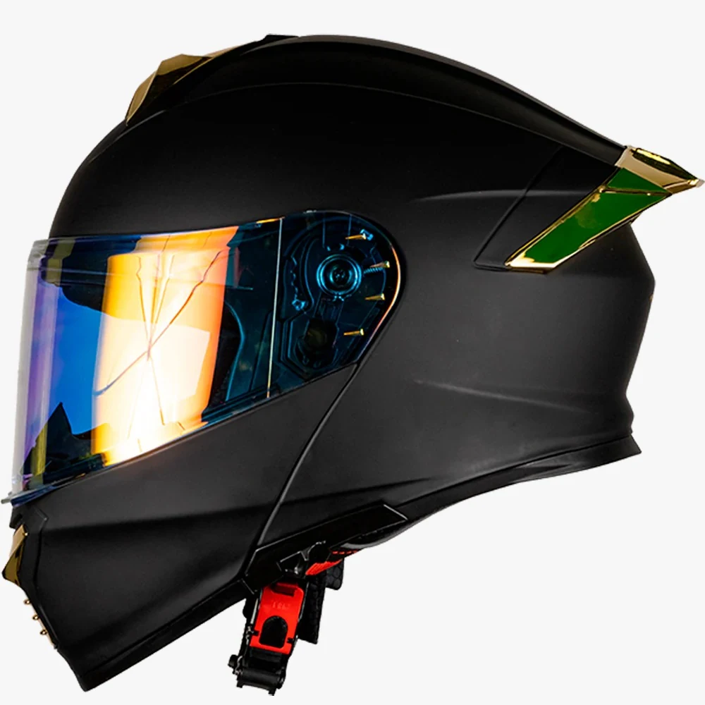 Casco KOV TRUENO SOLIDO NE MT DORADO