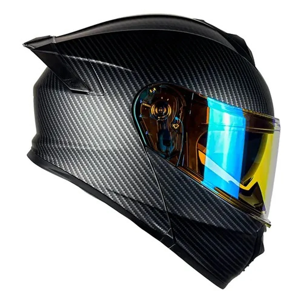 Casco KOV TRUENO TUNET CARBON MATE