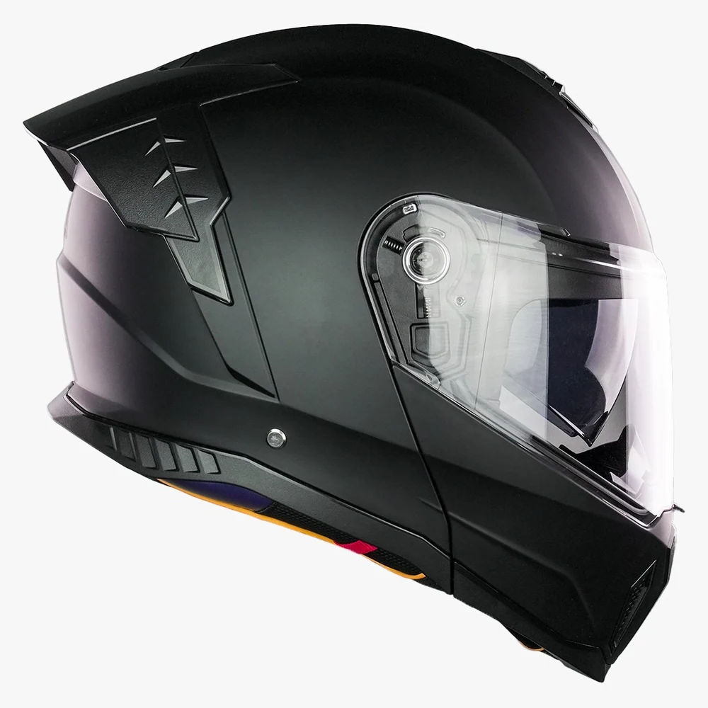 Casco X-KOV SERPIENTE VENENOSA SÓLIDO NEGRO MATE