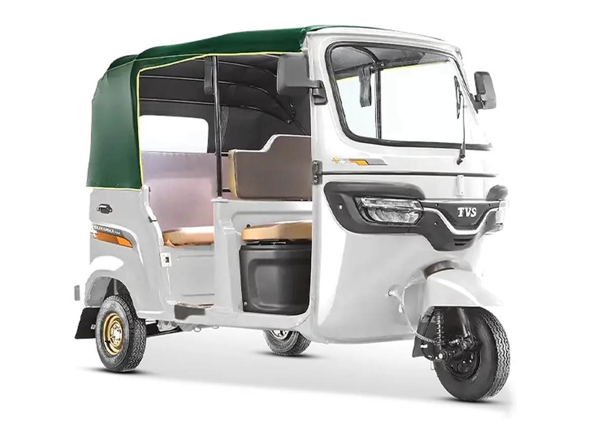 Motocarro TVS DURAMAX PLUS 2027, color blanco