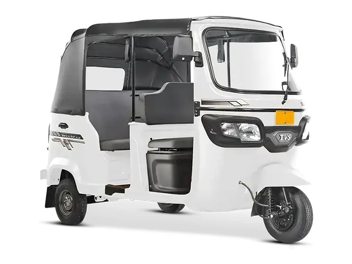 Motocarro TVS KING DELUXE PLUS NG 2027, color blanco